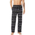 thumbnail image 1 of Perry Ellis - Pantalones de pijama estampados para hombre, color negro, extragrande Perry Ellis Pantalones de salón, 1 of 1
