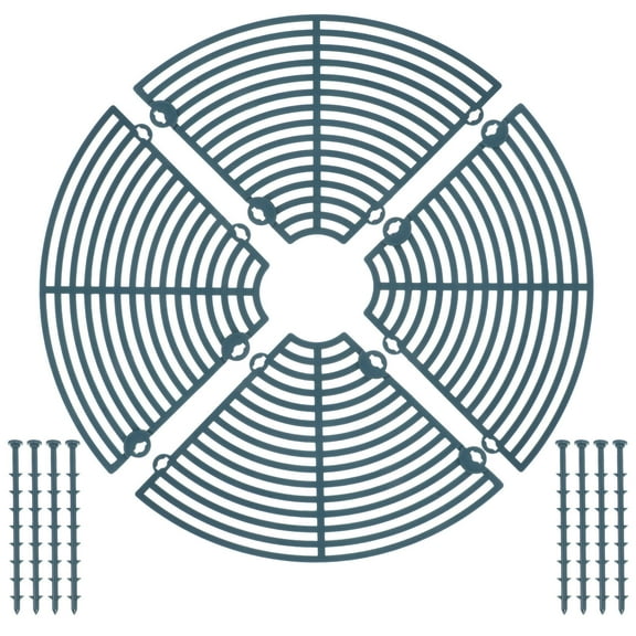 FUTUREORYY Cat Plant Protector 1Set Abs Green Round Plant Pot Cover For Indoor Plant Care 11.8X11.8X0.4In