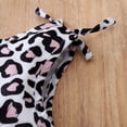 thumbnail image 5 of Baby Girls Clothes Baby Girls One Piece Jumpsuit Sleeveless Leopard Overall Shorts 18-24 Months Girls Leopard Jumpsuit, 5 of 6