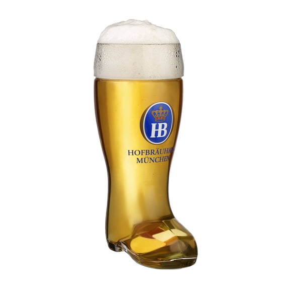 German Beer Mug Munich Hofbräuhaus München HB glassboot 0.5 liter King Werk KI 1000174