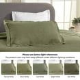 thumbnail image 3 of BNM Cotton 3 Piece Matelasse Bedspread Set, Sage, Queen, 3 of 10