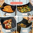 thumbnail image 4 of Beautiful 6 Qt Air Fryer with TurboCrisp Technology, EverGood™ Ceramic Nonstick Coating, Hydrangea by Drew Barrymore, 4 of 15