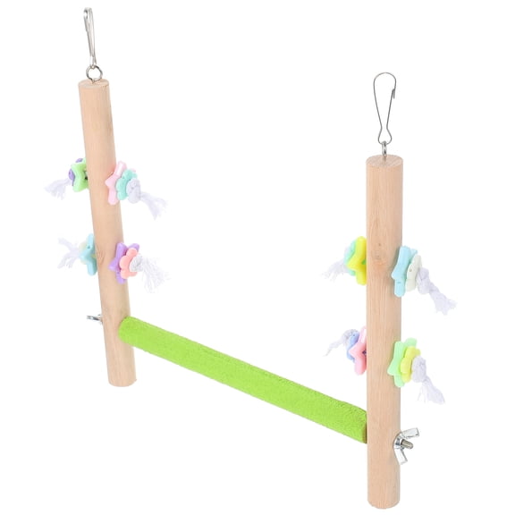 OUNONA Bird Cage Accessory Parrot Activity Stand Rod with Easy Setup for Pet Birds and Small Animals