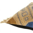 thumbnail image 2 of Zendaya ZEN-004 18"H x 18"W Square Pillow Kit in Black/Dark Blue/Tan, 2 of 4