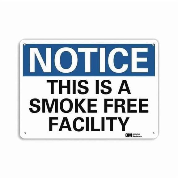 Lyle Notice Sign,7 inx10 in,Plastic U5-1563-NP_10X7