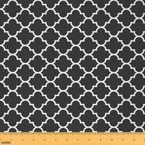 Feelyou Dimgrey Stripes Fabric by the Yard 2 Yards, Abstract Ombre Room Decor Fabric by the Yard, Chic Geometric Fabric for Sewing, Ultra Soft Home Decor