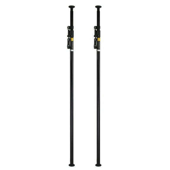 Flashpoint Deluxe Telepole Support System, Black, Pair