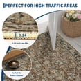 thumbnail image 4 of Washable Vintage Runner Rug – Red Distressed Low Pile Carpet, Soft, Mark Resistant, Non-Slip – Ideal for Hallway, Kitchen, Entryway, Laundry, Bedroom, Living Room – 2x6ft (61x183cm), USA Spec, 4 of 8