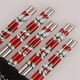 thumbnail image 1 of Cubiertos de acero inoxidable reutilizables multicolor 304, palillos de metal aptos para lavavajillas - 1 par, juego de 5 pares (Rosa Roja), 1 of 6
