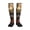 1 Black, variant on Banana Leaf Meditating Gorilla Compression Socks for Women and Men 20-30mmHg-Circulation Support Socks Knee High Nurse Pregnant Running Medical and Travel Athletic