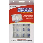 ACU-LIFE Deluxe Pill Organizer, Aculife Dlx 1Wk Today Pill Bx, (1 EACH, 1 EACH)