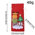 thumbnail image 1 of Huanglei Wine Bottle Santa Sack Cover Holiday Party Wrap, 1 of 1