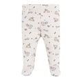 thumbnail image 3 of Gerber Essentials conjunto bebé 3 pzs algodón blanco con gorro y pantalón suave, 3 of 6