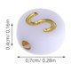 thumbnail image 2 of GOOHOCHY 100 letras para hacer pulseras: cuentas acrílicas planas con letras - Cuentas redondas del alfabeto para hacer joyas, pulseras, collares y llaveros., 2 of 8