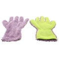 thumbnail image 1 of 2 guantes de lavado de microfibra de 5 dedos, guantes de limpieza exterior interior del coche, kits de esponja de lavado de chenilla para limpiar el punto apretado de la rueda, 1 of 5
