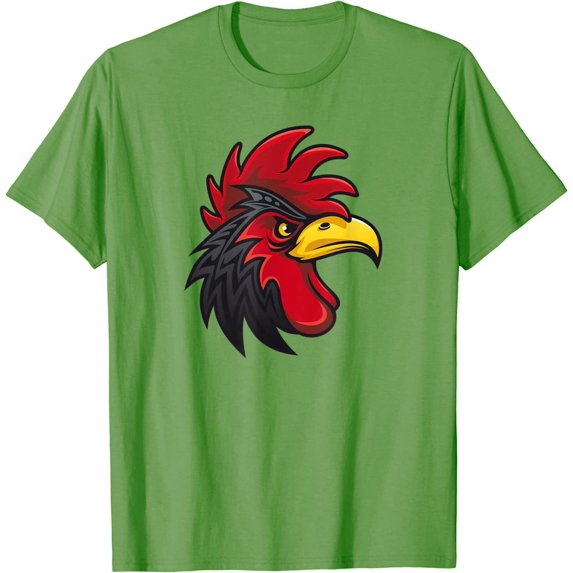 Cool Rooster Head Face Animal Bird Wildlife for Men Women T-Shirt