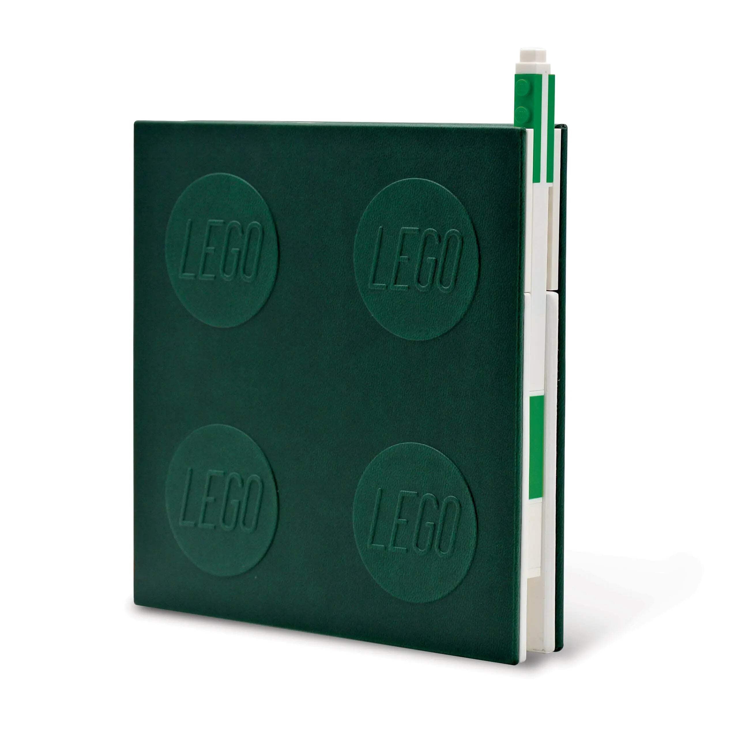 LEGO Stationery Locking Notebook with Gel Pen - Green (52443)