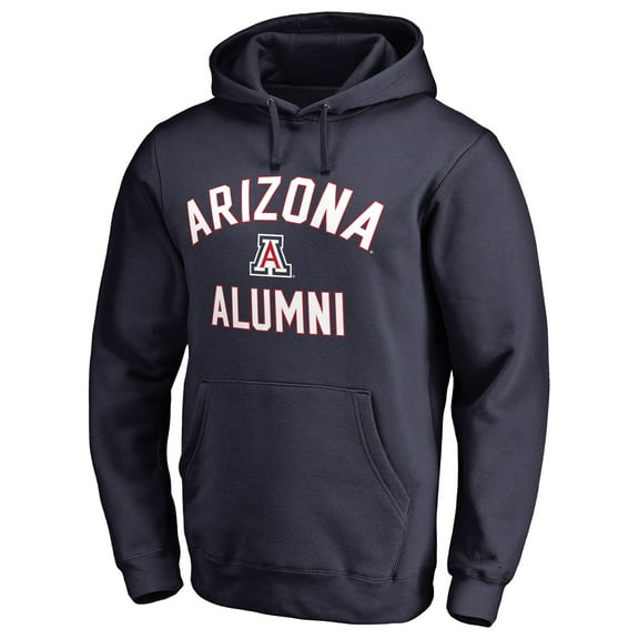 Men's Navy Arizona Wildcats Team Alumni Pullover Hoodie
