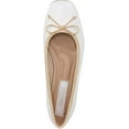 thumbnail image 4 of Franco Sarto Women's Abigail Ballet Flat White Leather 8.5M, 4 of 5