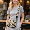 thumbnail image 2 of ZUXONGSY Pumpkin Black Cat Bat Print Shoulder Bag for Women Fashion Crossbody Travel Purse Lightweight Satchel with Adjustable Wide Strap for Shopping Business, 2 of 7