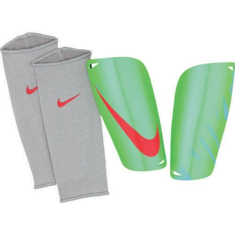 Crítico A nueve casamentero Nike Mercurial Lite 2012-2013 Shin Guard Slip Shield-Lime Green/Orange L -  Walmart.com