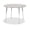 Driftwood/Coastal Blue, variant on Round Activity Table - 42" Diameter, E-height - Driftwood Gray/Key Lime/Gray