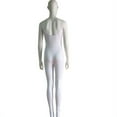 thumbnail image 2 of Vedolay Women's Summer Sleeveless O-Neck Rompers Solid Color Tight Jumpsuits,White L, 2 of 4