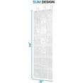 thumbnail image 2 of Over the Door Shoe Organizer, The Door Closet Shoes Storage,24 Clear Pockets Hanging Shoe Organizer with 3 Steel Hooks,Shoes Organizer for Closet Door Storage (White), 2 of 8