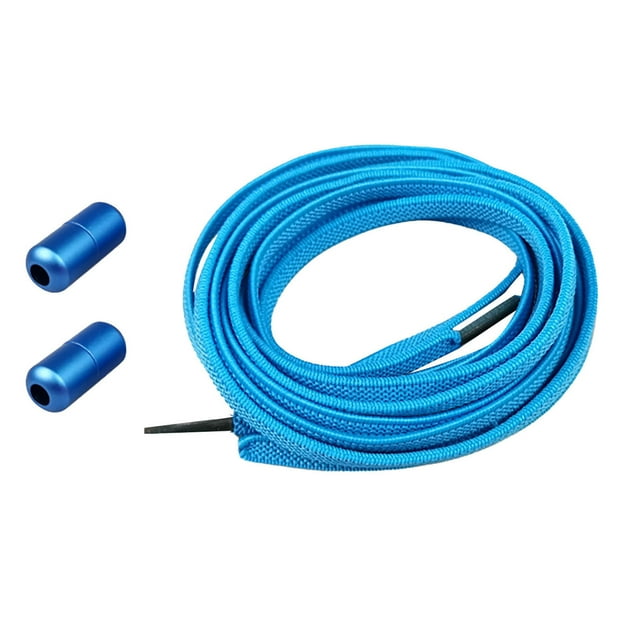 Diceymbol 2025 New Color Metal Capsule Shoelace Child Adult Tying- Elastic Shoelaces Easy to Use