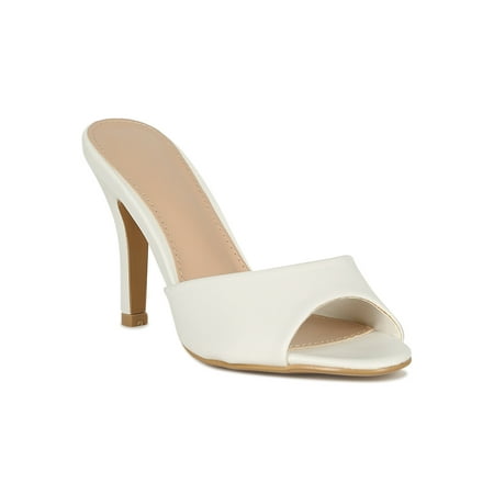 

Women Peep Toe Stiletto Mule Heel Sandal 19037