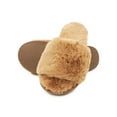 thumbnail image 3 of LAVRA Womens Fuzzy Slides Faux Fur Slippers Sandals, 3 of 5