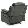 thumbnail image 7 of Glory Furniture Daria Faux Leather Rocker Recliner in Black, 7 of 7