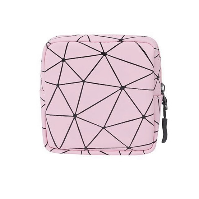 Mini bolsa de maquillaje, bolsa de cosméticos pequeña, bolsa de maquillaje compacta, bolsa de artículos de tocador
