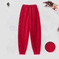 thumbnail image 2 of TRUBKH Womens Sweatpants Thick Joggers for Women Long Johns for Women Thermal Running Leggings for Women Fall Leggings with Pockets Christmas Pants for Women B Xl, 2 of 5