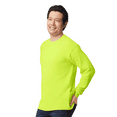 thumbnail image 3 of Gildan Men’s Ultra Cotton Long Sleeve T-Shirt, Hi Vis Safety Long Sleeve Workwear tee, Multicolor, 2 Pack, S, 3 of 5