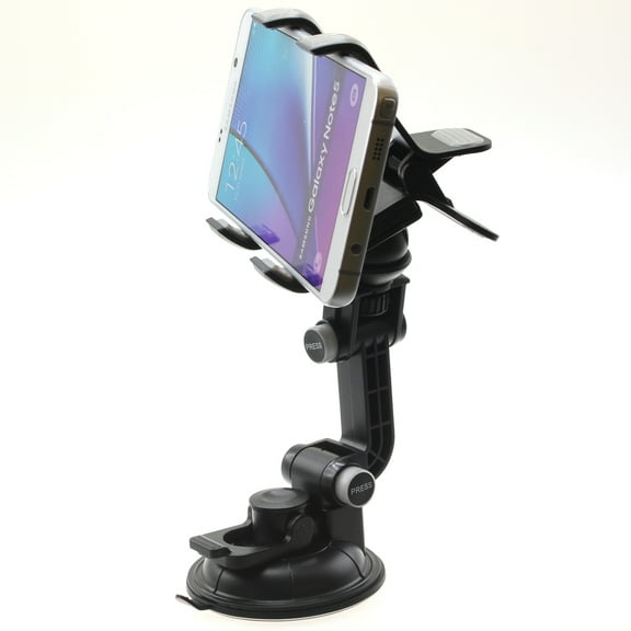 Dash Car Mount for Samsung Galaxy A73 5G A53 5G A33 5G A13 5G A03s Phones - Windshield Holder Cradle Rotating