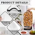 thumbnail image 4 of HELLHERO Maple Leaf Pattern Fitted 15.94"H x 9.45"L x 7.28"W Kitchen Blender Dust Cover There is only one dust cover Polyester Blender Covers, 4 of 6