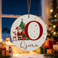 thumbnail image 5 of 2026 Christmas Home Party Decoration 26 Letters Round Acrylic Christmas Ornament Set Personalized Alphabet Round Pendant DIY Custom Christmas Tree Hanging Decorations Festive Round Pendant, 5 of 6