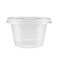 thumbnail image 3 of NYHI 150 Pack 4 oz Small Clear Plastic Cups Bulk Disposable Cocktail Jello Shot Cups Compact Food Storage for Portion Control Sauces Spice Liquid Dips Dessert Punch Party Supplies, 3 of 3