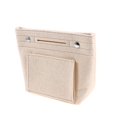 thumbnail image 1 of Bolsa de tela de fieltro portátil para cosméticos, organizador de maquillaje, bolsa de almacenamiento con múltiples bolsillos, bolso de mano para mujeres y niñas (talla S), 1 of 3
