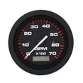thumbnail image 1 of Sierra Marine Tachometer 68443P Amega Series; Aftermarket; 3 Inch; Full Sweep Electric; Analog; 0-7000 RPM; Without Peak Memory and Warning Indicator; Black Face/Black Bezel/White Pointer Needle, 1 of 1