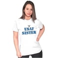 thumbnail image 3 of US Air Force USAF Sister Proud Sis Women's T Shirt Ladies Tee Brisco Brands X, 3 of 5
