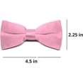 thumbnail image 4 of TieMart Adult Clip-On Bow Tie, Bright Pink, 4 of 6
