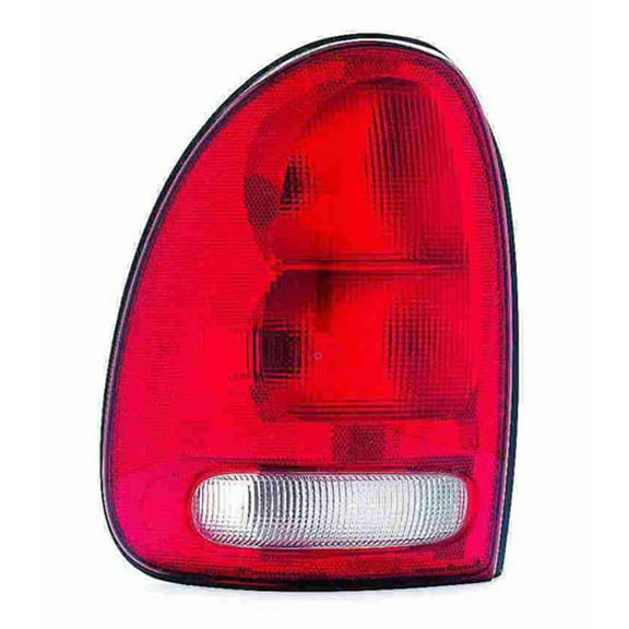 KAI New Economy Replacement Driver Side Tail Light Lens And Housing, Fits 1996-2000 Dodge Caravan