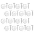 thumbnail image 2 of 50Pcs Glass Retainer Clips Silver for Mirror Mounting Small and Lightweight Abs Iron, 2 of 8