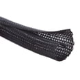 thumbnail image 1 of Funda para cables, manga dividida, 25 pies - 6 mm, Alex Tech Black, 1 of 5