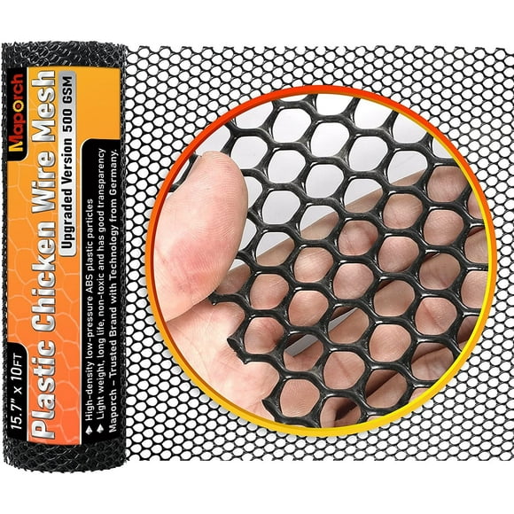 1 Piece 0.4*3m Plastic wire fence mesh, hexagonal fence wire fence poultry fence frame DIY crafts