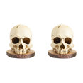 thumbnail image 1 of Soporte para Cuchillos Con Forma Calavera Estante Almacenamiento Terror Resina Halloween (25cm), 1 of 8