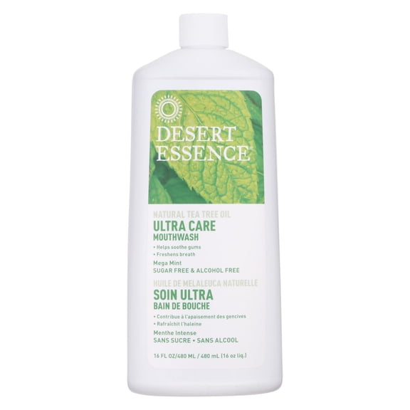Desert Essence - Mouthwash - Tea Tree U/Care Mint - 16 fl oz
