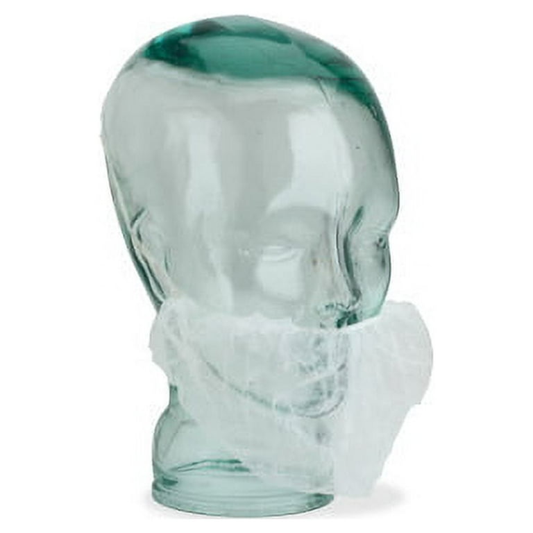 Genuine Joe Beard Cap - White - Comfortable, Breathable - 100 / Bag Genuine Joe Beard Cap - White - Comfortable, Breathable - 100 / Bag